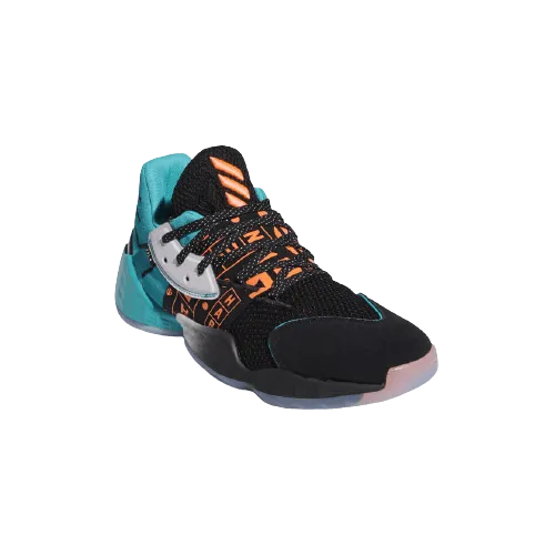 Adidas Harden Vol. 4 Men Basketball Shoes Black/Blue/Coral