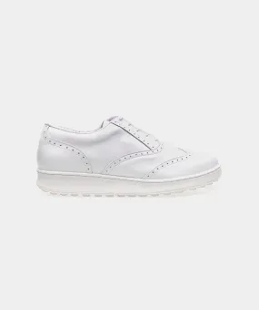 ALL CLASSIC Golf Wingtip Spikeless Golf Shoes - White