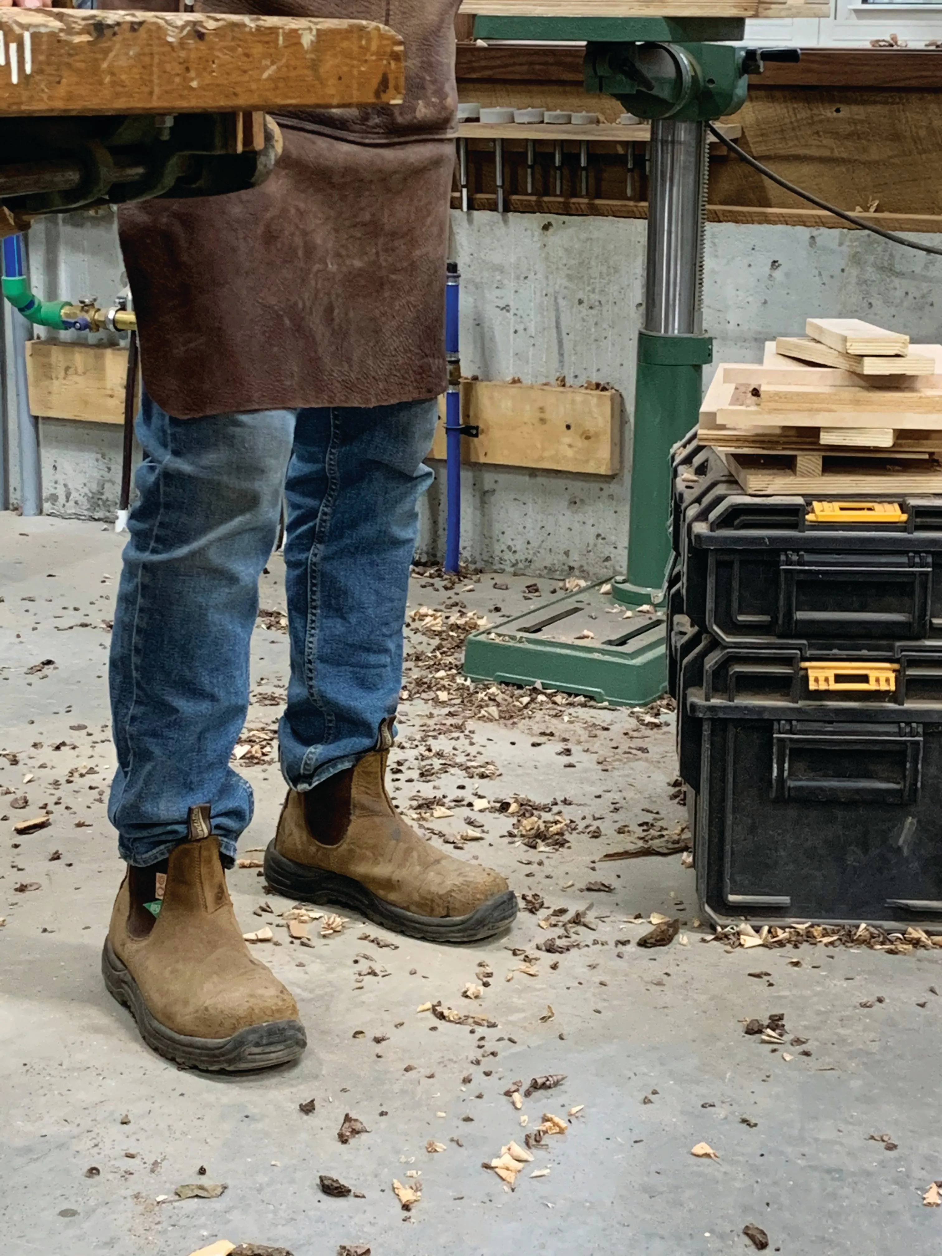 Boots - Blundstone Work & Safety, Saddle Brown, 164