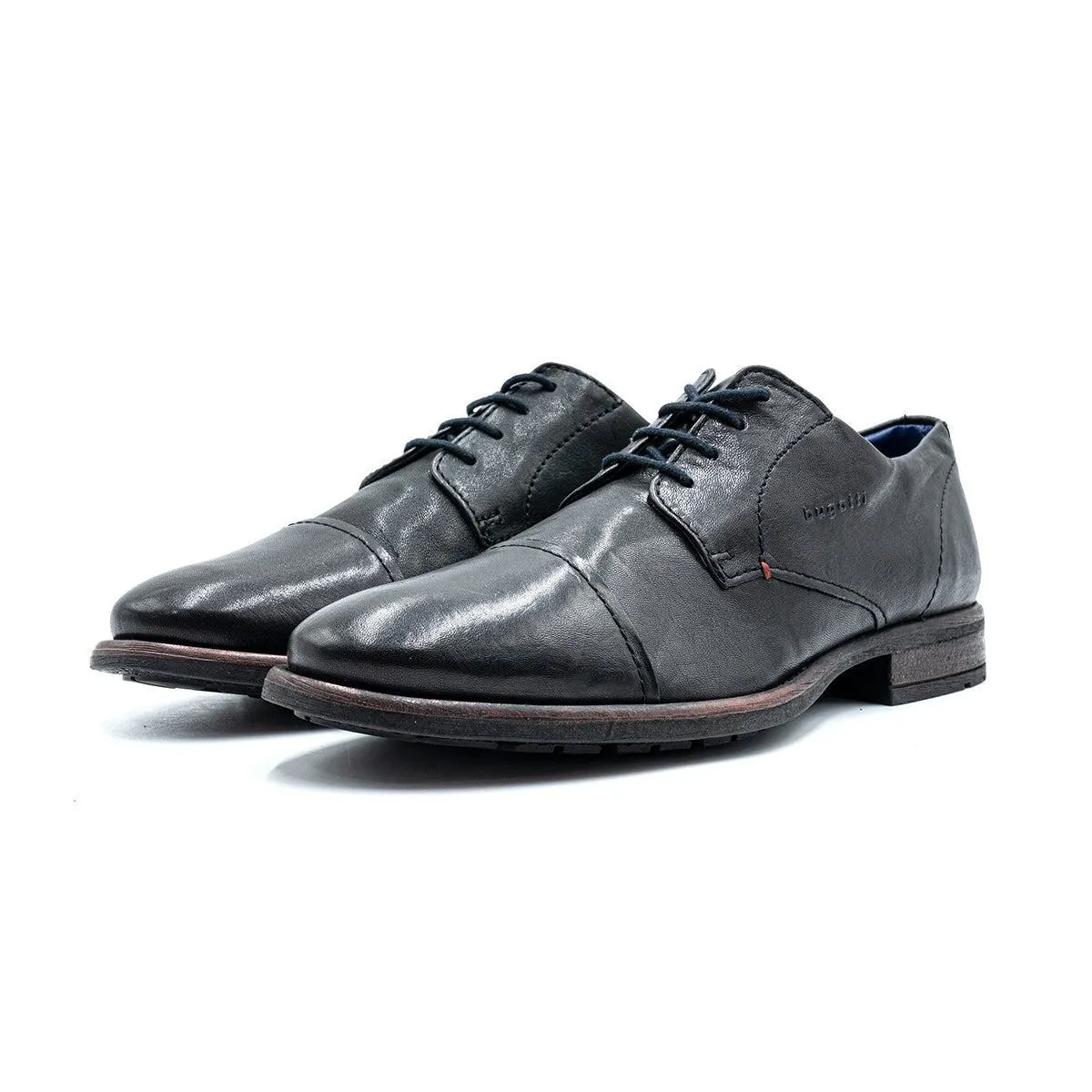 Bugatti Formal Lace Ups Leather Black Colour For Men