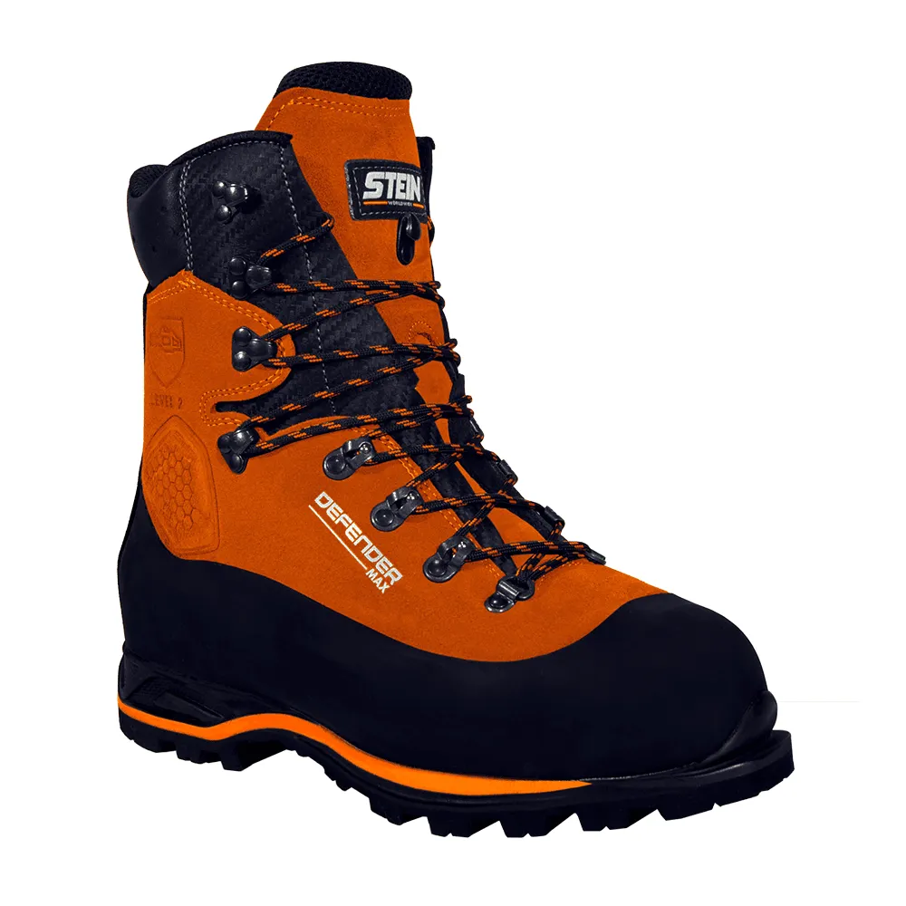 DEFENDER MAX Chainsaw Boots Class 2 Orange