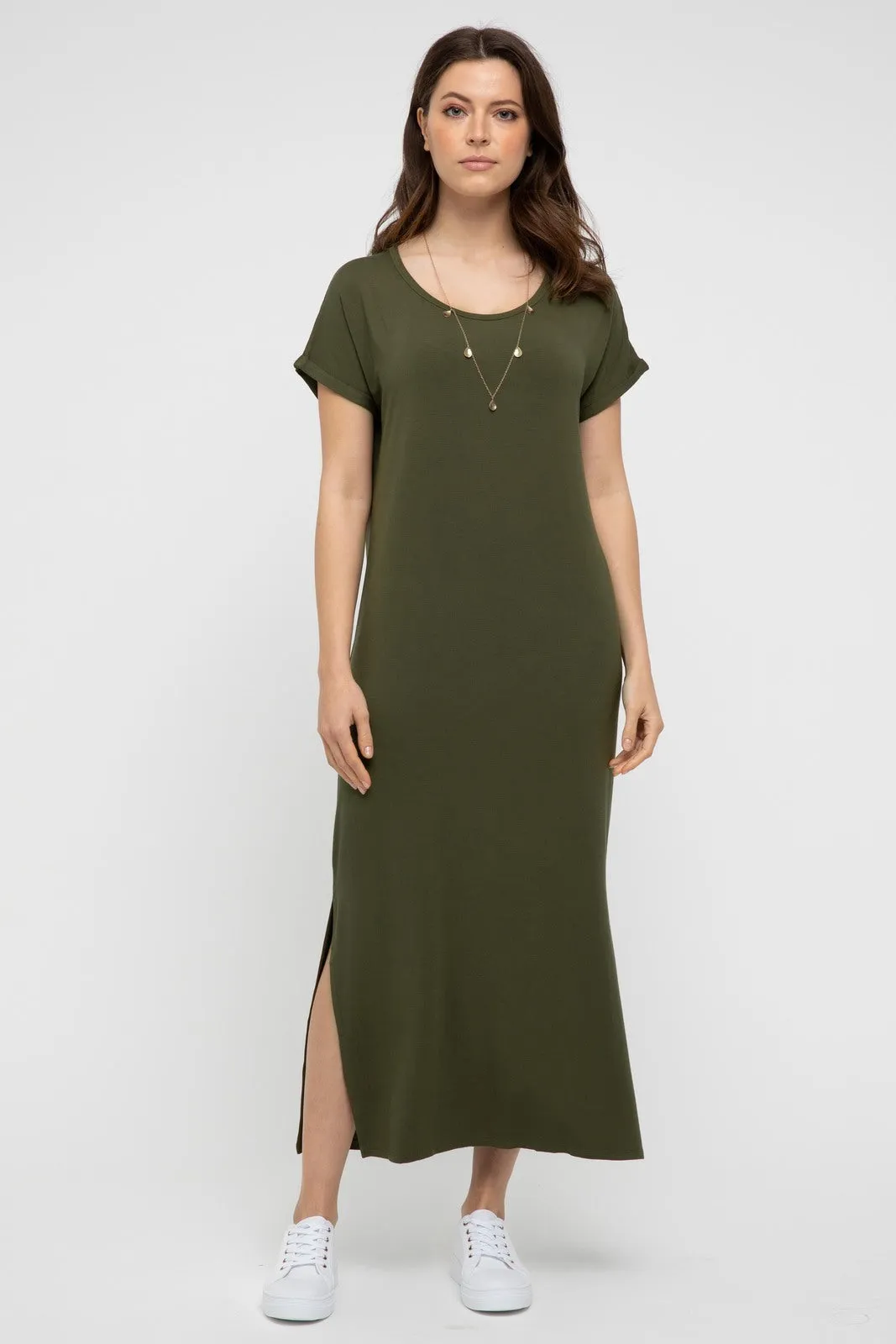 Elsie Dress - Dark Olive