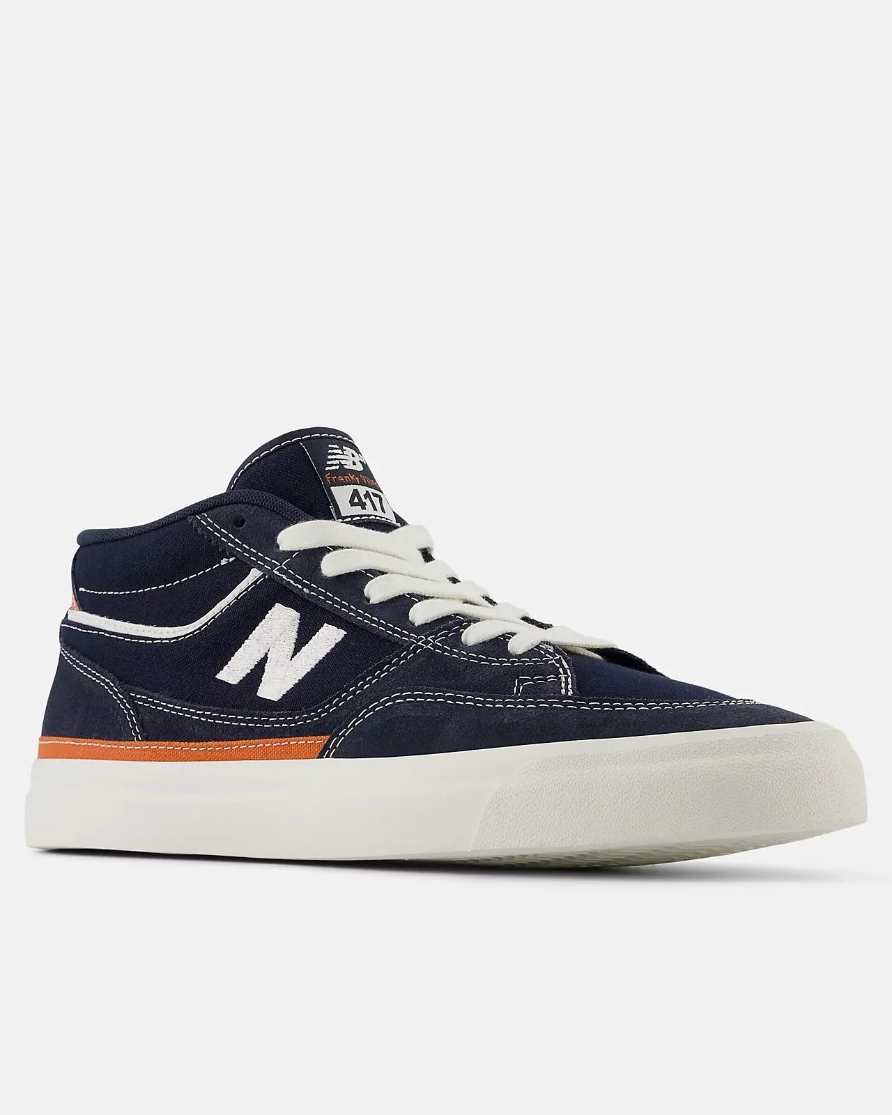 Franky Villani 417 Signature Shoes in Navy & Orange