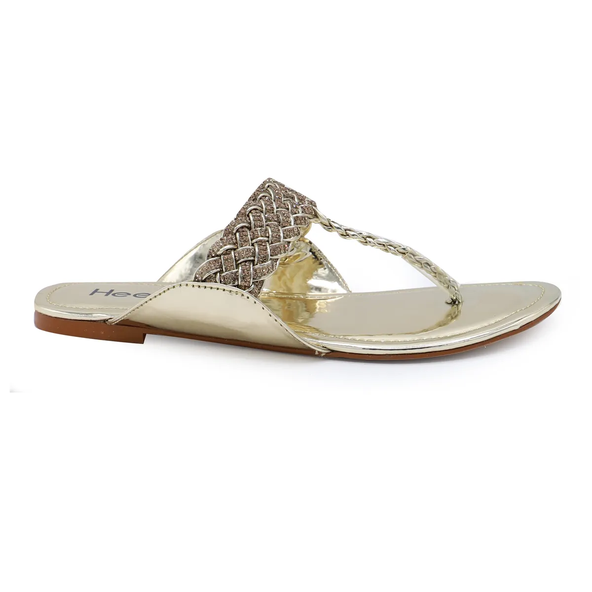 Golden Fancy Chappal 010099