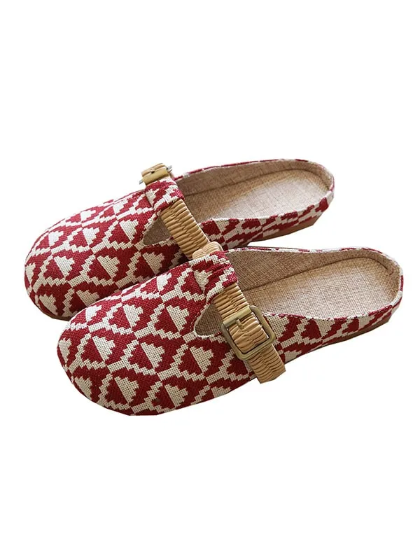 Handmade Summer Comfortable Linen Slippers