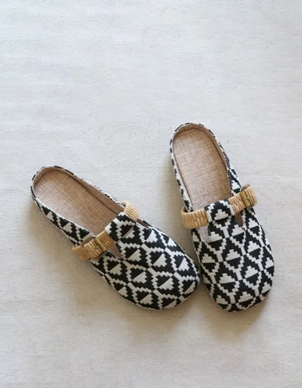 Handmade Summer Comfortable Linen Slippers