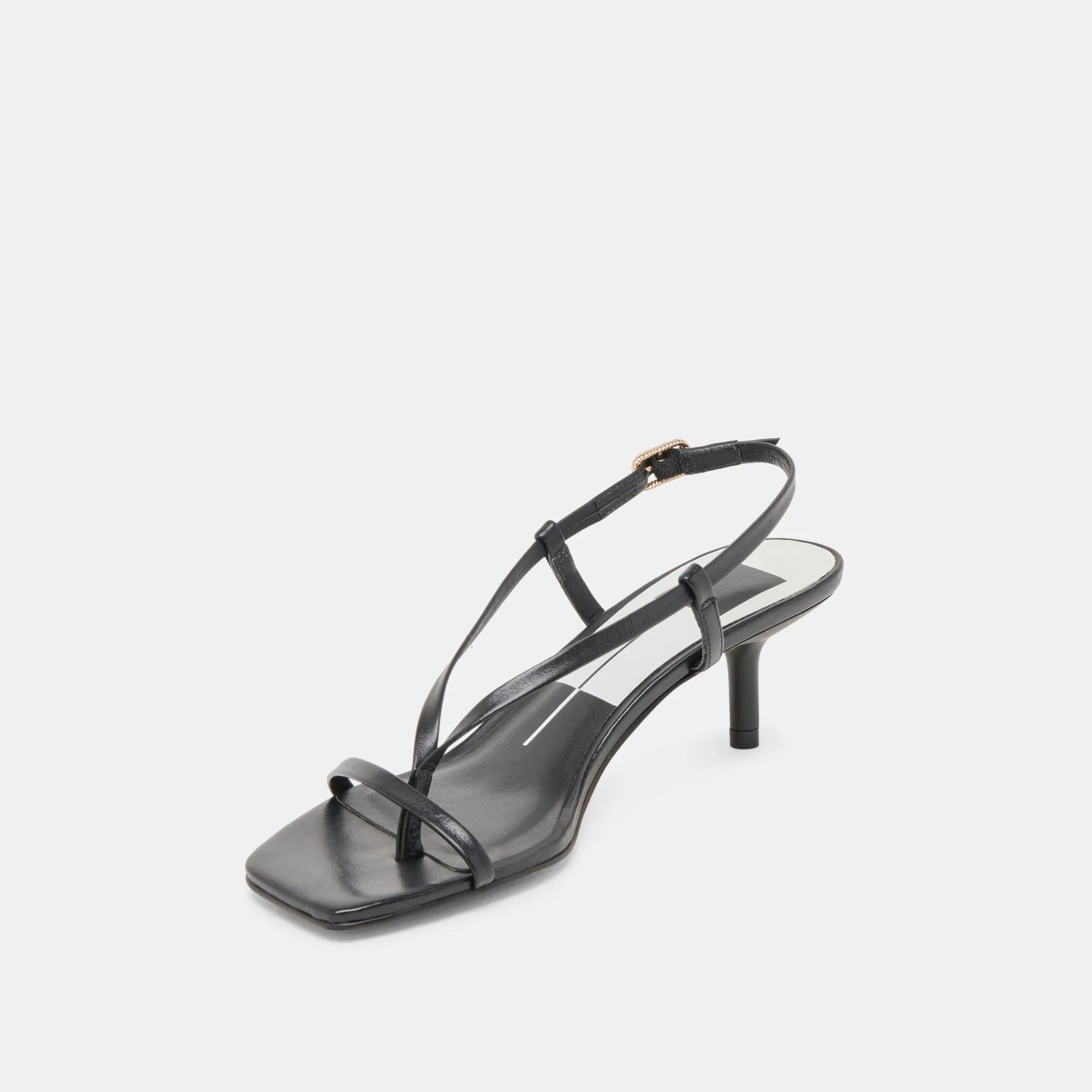 LAURY HEELS BLACK LEATHER