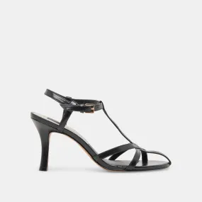 LIANE HEELS MIDNIGHT CRINKLE PATENT