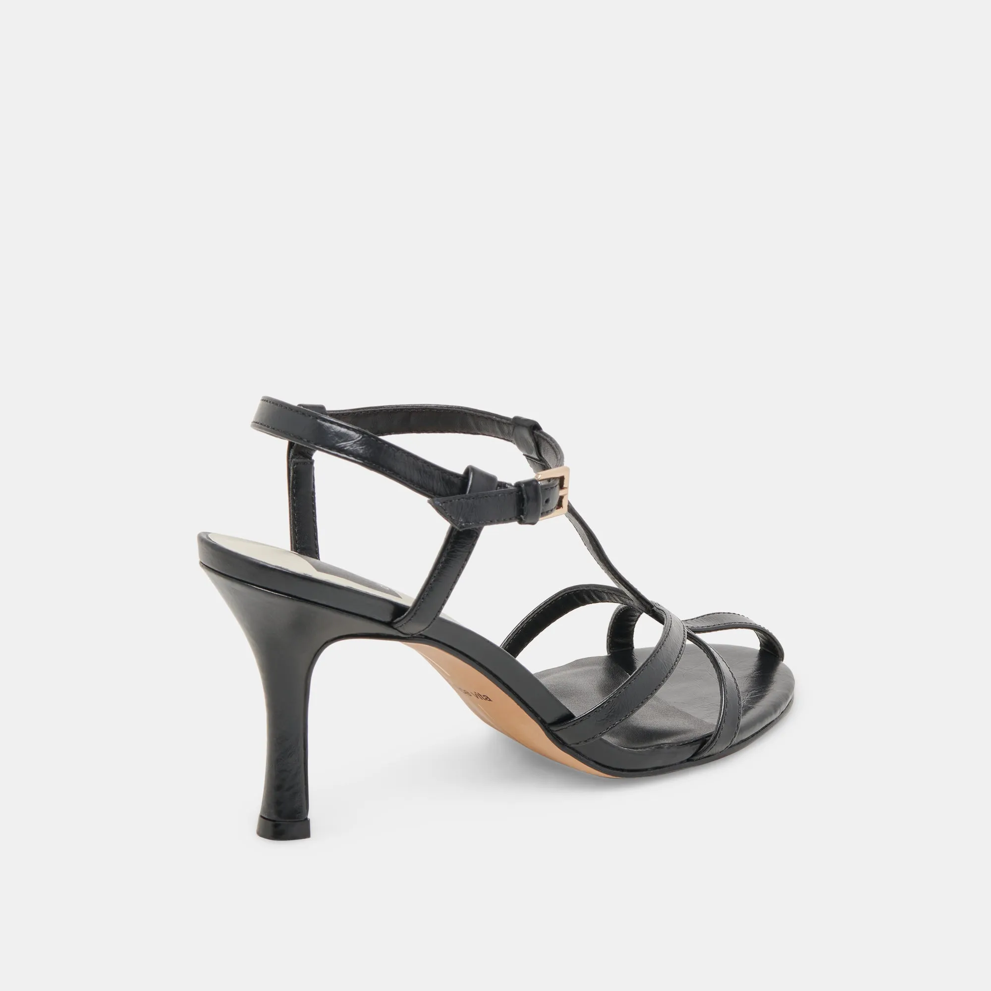 LIANE HEELS MIDNIGHT CRINKLE PATENT