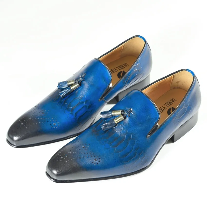 Light Blue Gradient Color Casual Loafers