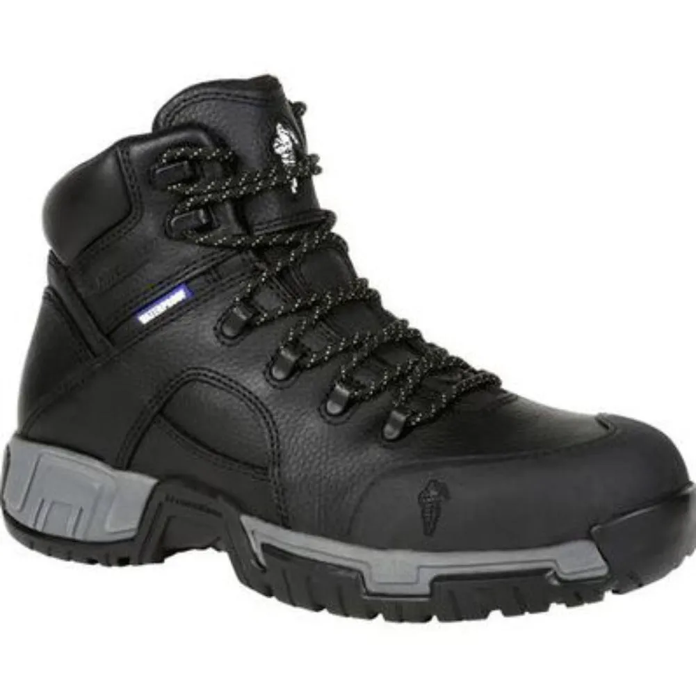 Michelin Hydro Edge Waterproof Men's Steel Toe Waterproof Work Boots Xhy866 In Black