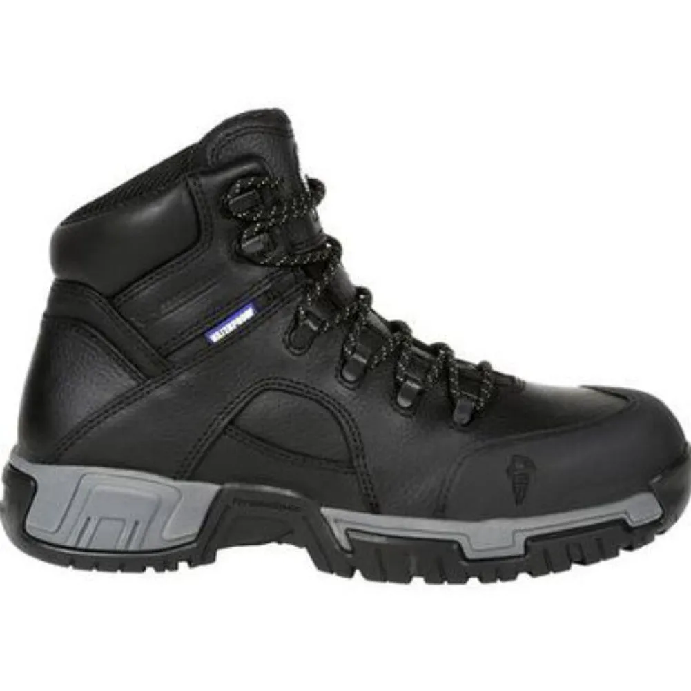 Michelin Hydro Edge Waterproof Men's Steel Toe Waterproof Work Boots Xhy866 In Black