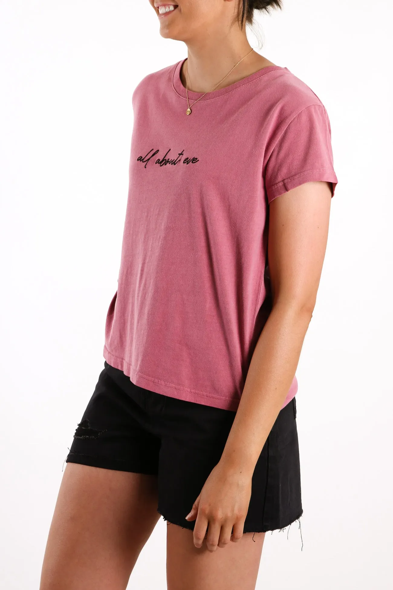 Mika Relaxed Tee Rose