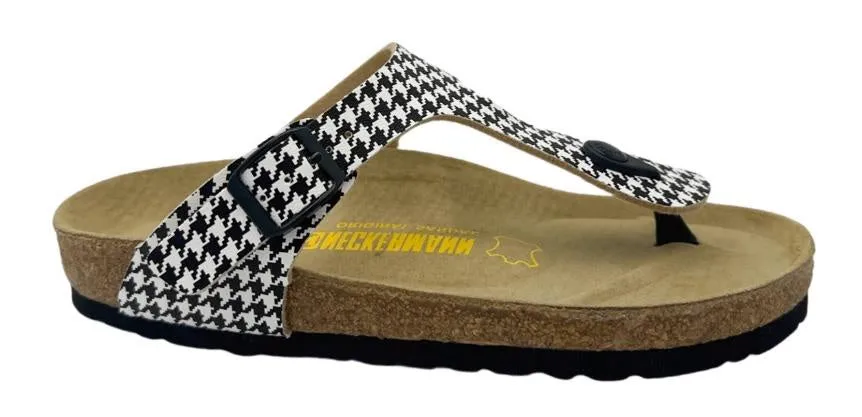 Neckermann Classic Thong Shoe Houndstooth