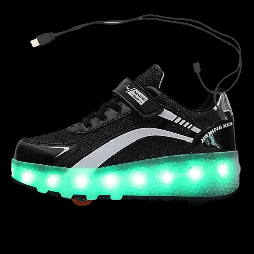 New Usb Charging Led Light Roller Skate Shoes For Children