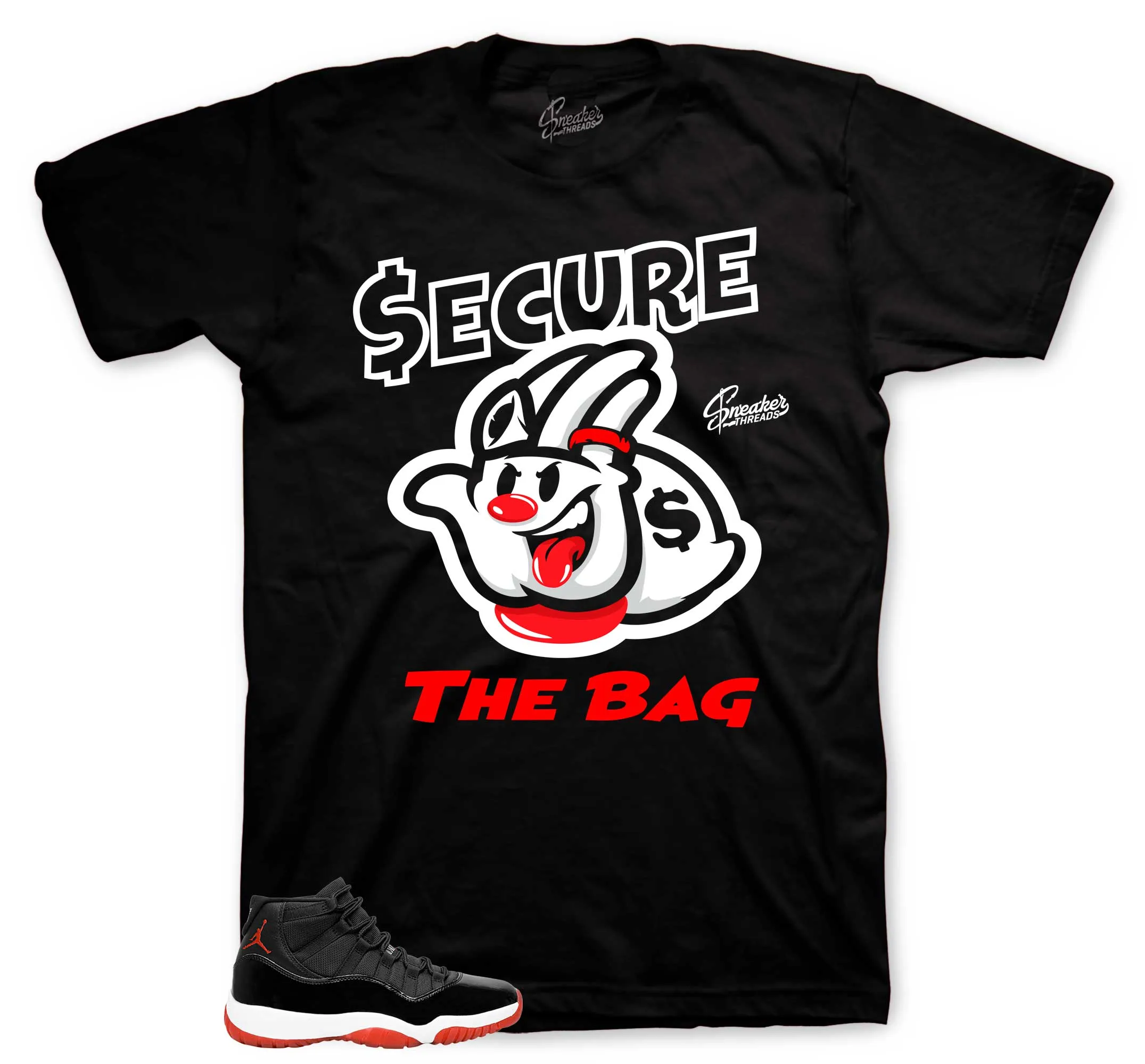 Retro 11 Bred Secure The Bag Shirt