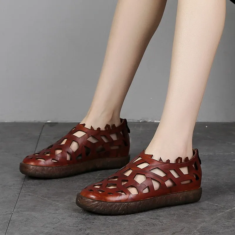 Retro Handmade Summer Comfortable Flat Shoes