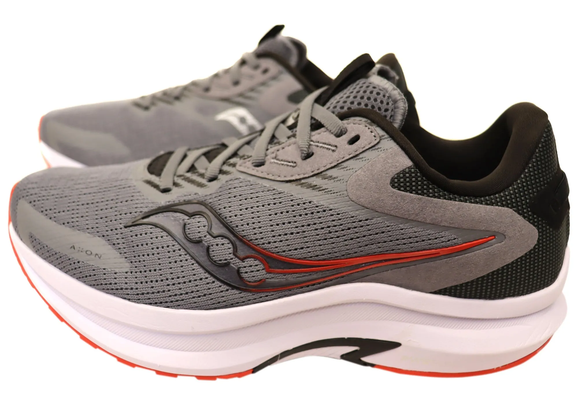 Saucony Mens Axon 2 Comfortable Cushioned Athletic Shoes