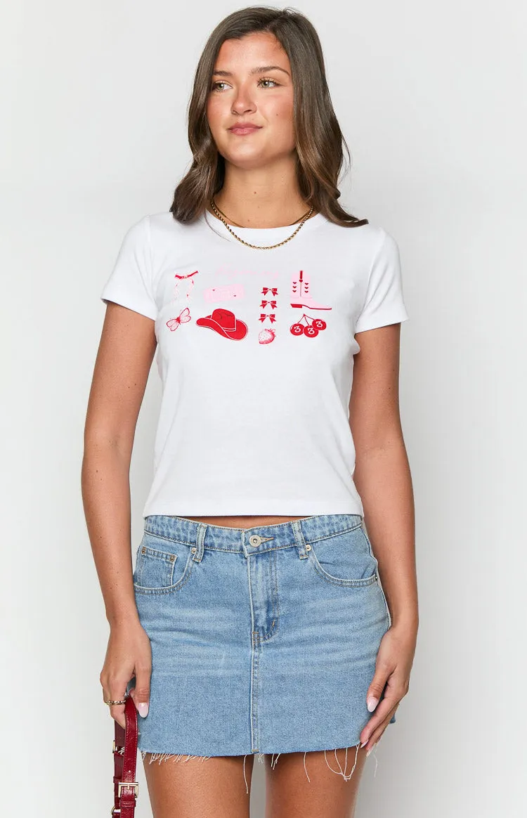 Self Love Club White Tee