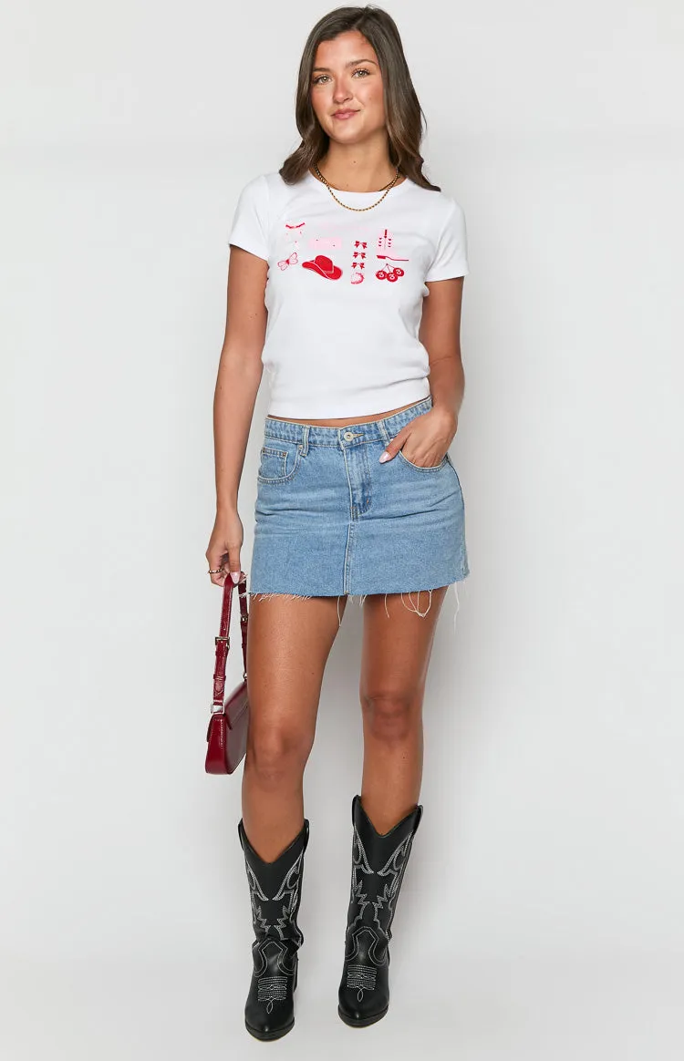 Self Love Club White Tee