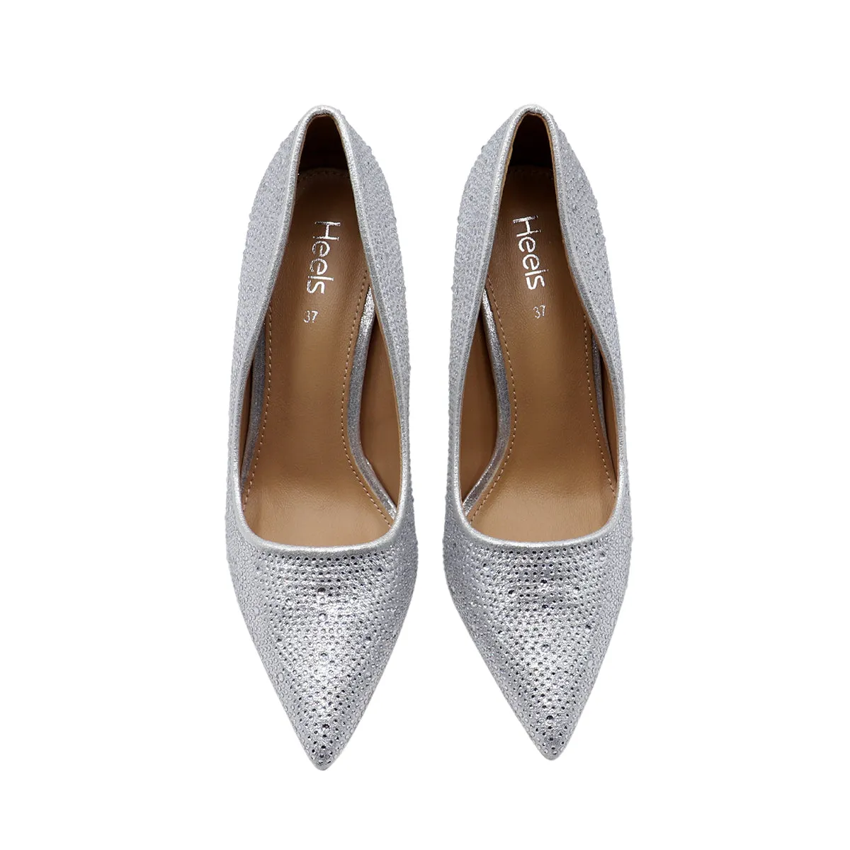 Silver Fancy Court Shoes L00870008