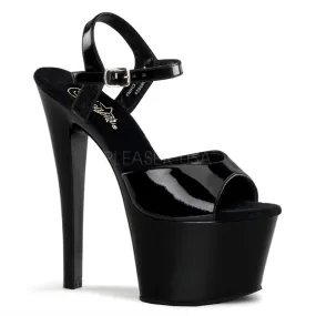 Sky-309 Patent Black, 7" Heels (Speed Heels)