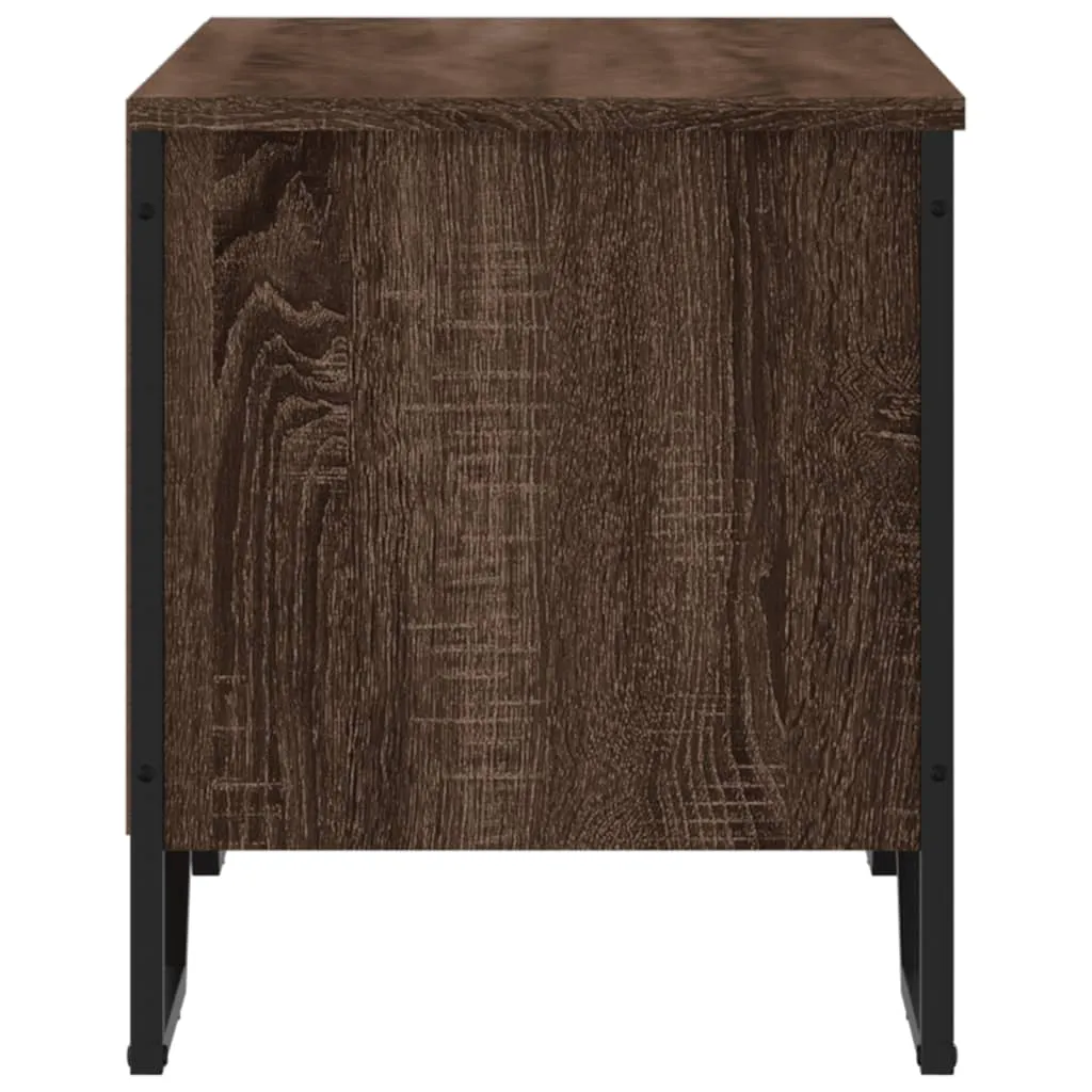 vidaXL Shoe Cabinet Brown Oak 90x38x45.5 cm Engineered Wood