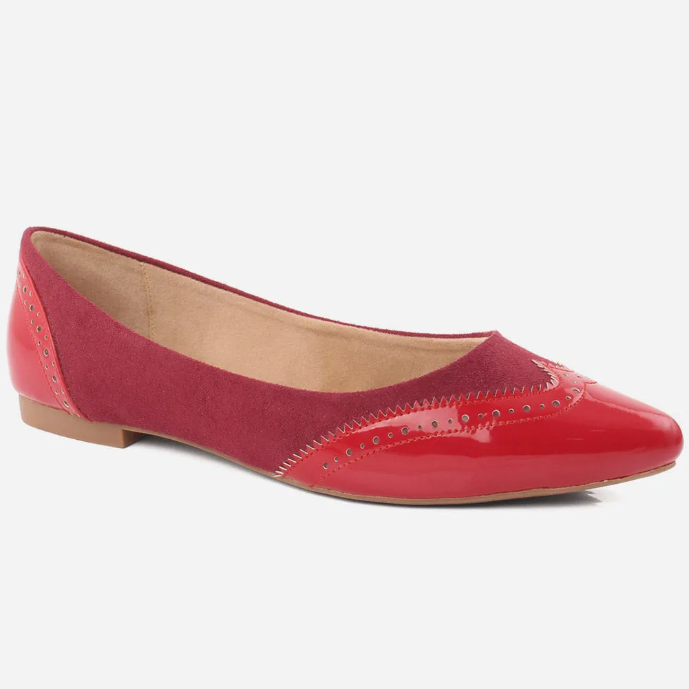 Women "Blanca" Classic Pointed-Toe Flat Shoes