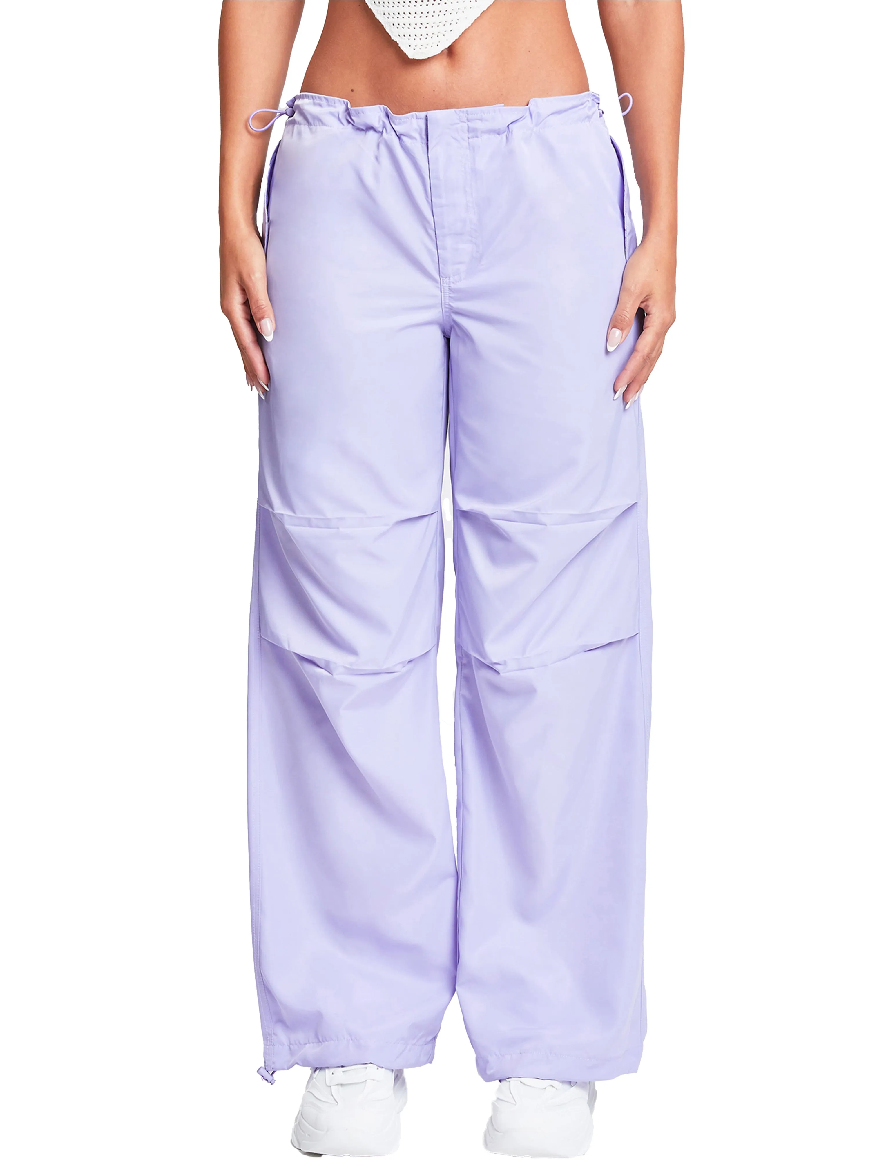 Women's Relaxed Nylon Parachute Pants